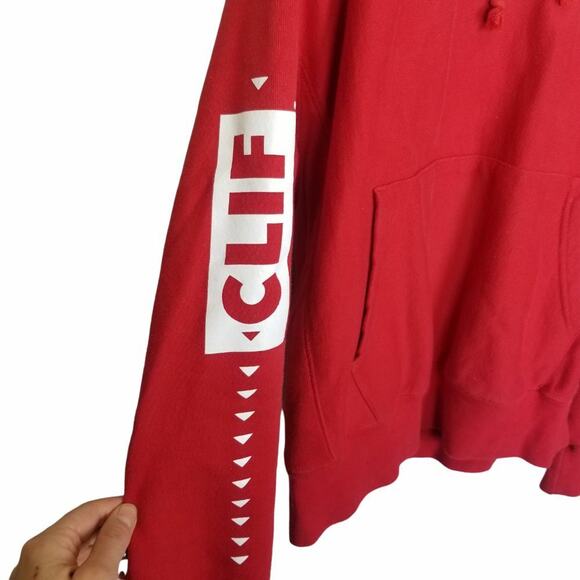 Champion Reverse Weave Mens Cliff Bar Hoodie Sweatshirt M Make It Good Pullover - Picture 5 of 9